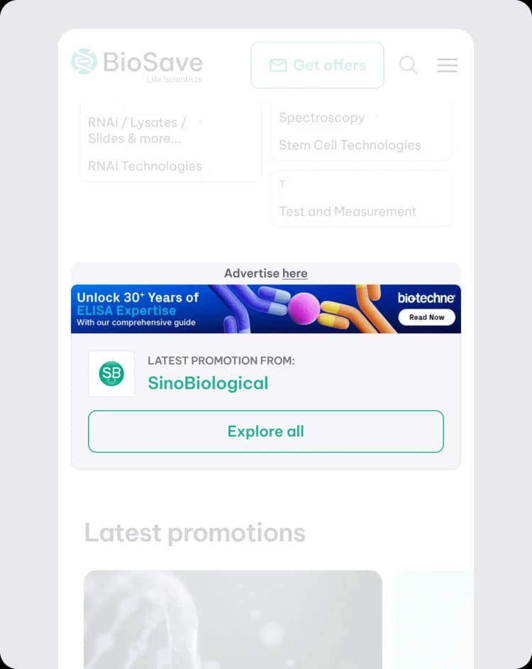 run of site banner example screenshot